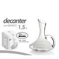 DECANTER IN VETRO CON MANICO 1,5 LT