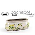 CASPO OVALE CERAMICA LIMONI 29X13X12 CM