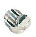 PIATTO SERVIZIO 18 PZ DECORO SUMMER STRIPE VERDE