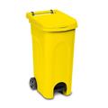 PATTUMIERA BIDONE URBAN ECO SYSTEM 60 LT CON PEDALE GIALLO