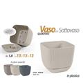 VASO QUADRATO 1,8 LT 15X13 CM COLORI ASS