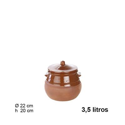 PENTOLA IN TERRACOTTA 20 CM 3,5 LT