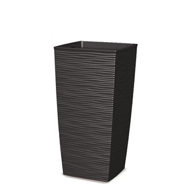 VASO FINESA AURORA 25 X 25 X 46,5 CM COLORE ANTRACITE