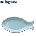 PIATTO PESCE 30X15X4 CM DORY STONEWARE AZZURRO RELIEF