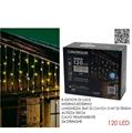 LUCI TENDA BIANCO CALDO 3 MT X 50 CM 120 LED