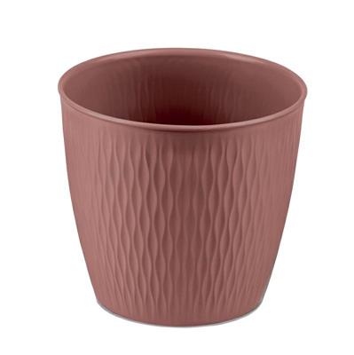 VASO LIBERTY 16XH15 CM ROSY BROWN