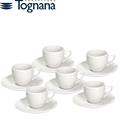 TAZZA CAFFE' CON PIATTINO GOLF BIANCO CONF. 6 PZ