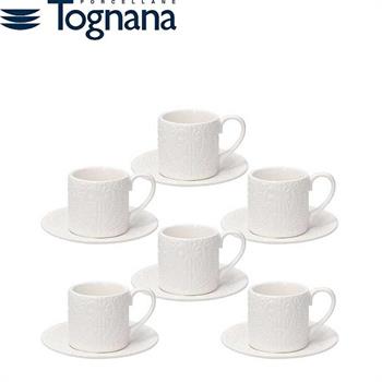 TAZZA CAFFE' CON PIATTINO ORNAMENT COPENAGHEN CONF. 6 PZ