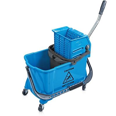 SECCHIO CARRELLO ROMBO 34 LT BLU