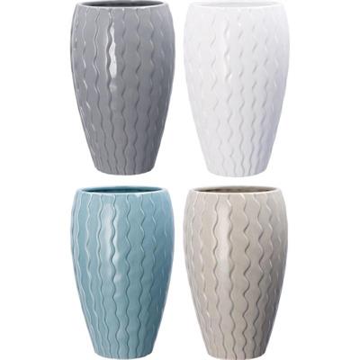 VASO CERAMICA MOULAY D.16,5XH26 CM 4 COLORI ASS