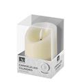 CANDELA LED CILICNDRO CON TIMER AVORIO D.7,5X10 CM