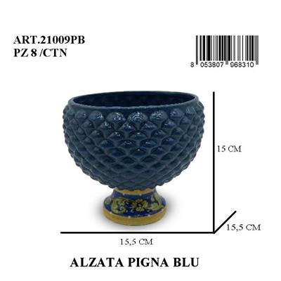 PIGNA ALZATA 15 CM BLU