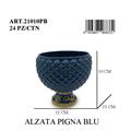 PIGNA ALZATA 10 CM BLU