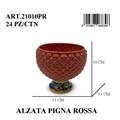 PIGNA ALZATA 10CM ROSSA