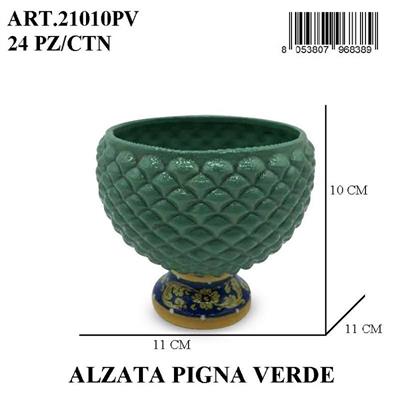 PIGNA ALZATA 10CM VERDE