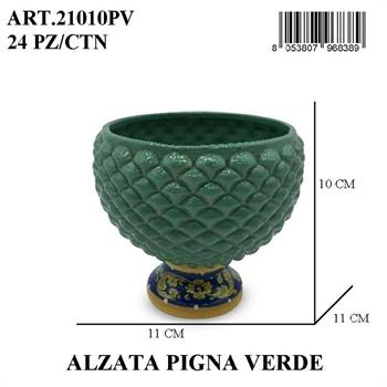 PIGNA ALZATA 10CM VERDE