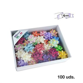 COCCARDA ADESIVA NASTRO 10MM CONF.100PZ COLORI ASS