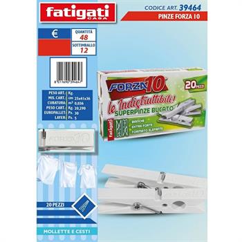 PINZA BUCATO FORZA 10 CONF. 20 PZ