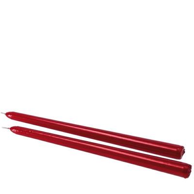 CANDELA STICK ROSSA 30 CM CONF. 2 PZ