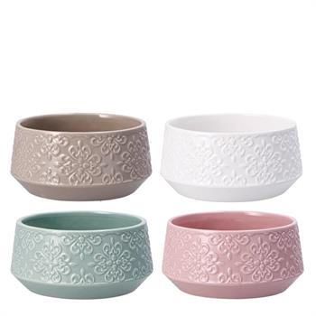 VASO IN CERAMICA AGADIR D.19,5XH9 CM 4 COLORI ASS