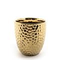 VASO IN CERAMICA D.17XH17,5 CM COLORE ORO