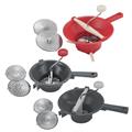 PASSAVERDURE PLASTICA 3 DISCHI INOX 26 CM