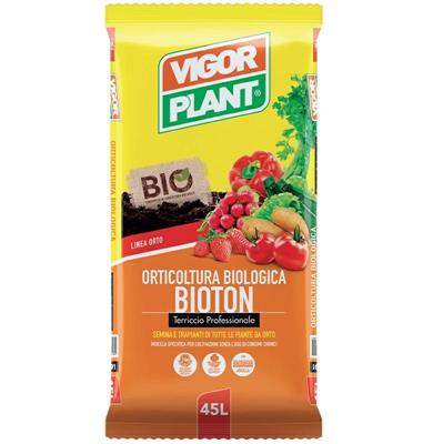 TERRICCIO SUBSTRATO COLTIVAZIONE AGRICOLTURA BIO BIOTON 45 L