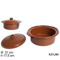 TEGAME COCOTTE IN TERRACOTTA 4,5LT 31 CM