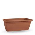 VASO FIORIERA RETTANGOLARE ANTHEA 100CM COLORE TERRACOTTA