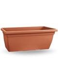 VASO FIORIERA RETTANGOLARE ANTHEA 80 CM COLORE TERRACOTTA