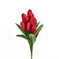 FIORE BOUQUET 9 TULIPANI 44 CM ROSSO