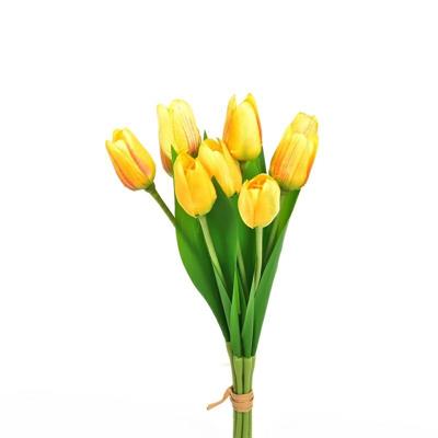 FIORE BOUQUET 9 TULIPANI 37 CM GIALLO