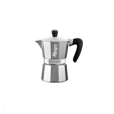 CAFFETTIERA ALLEGRA METROPOLIS 1 TZ SILVER