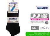 CALZINO RELAX BASSO NERO MIS. M/L CONF. 3 PZ