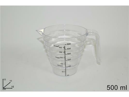 CARAFFA GRADUATA IN PLASTICA 500ML