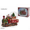 CARILLON LOCOMOTIVA CON MUSICA 22 CM