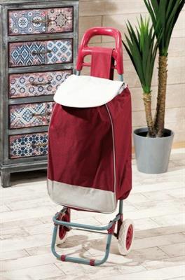 CARRELLO TROLLEY SPESA 35X32XH99CM 5COLORI ASS.