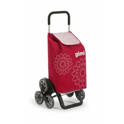 CARRELLO PORTASPESA TRIS FLORAL COL. ROSSO