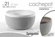 CASPO CERAMICA 21X21X10,5CM COLORI ASS.