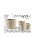 CASPO SET 4 PZ COLORE BIANCO