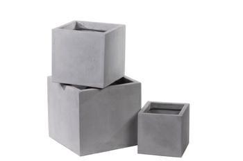 CASPO GRIGIO SET 3 PZ 22 X 22/28 X 28/35 X 35 CM