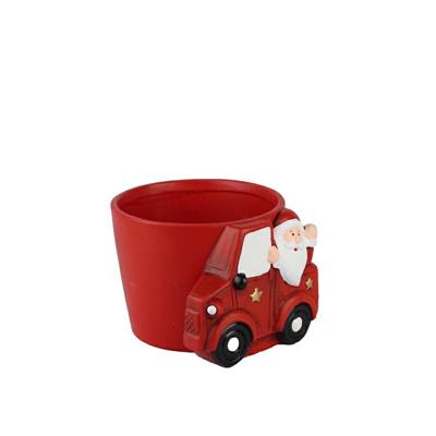 CASPO ROSSO BABBO IN MACCHINA 18 X 15 X H14 CM