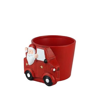 CASPO ROSSO BABBO IN MACCHINA 22 X 18 X H17 CM