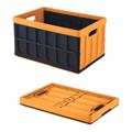 CASSA CARGO CON COPERCHIO 46LT COLORE NERO/ARANCIO