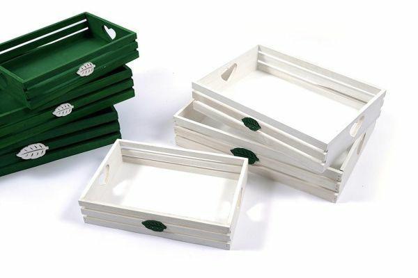 CASSETTE IN LEGNO SET 3PZ (40X30X9CM) (35X25X8CM) (20X30X7CM