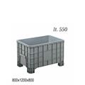 CASSA BOX MOD.CT/H 550 LT 800 X 1200 X 800 CM COL. GRIGIO