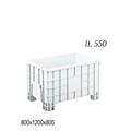 CASSA BOX MOD.CT/H 550 LT 800 X 1200 X 800 CM COL. BIANCO