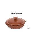 CASSERUOLA TERRACOTTA CON COPERCHIO 18 CM