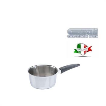 CASSERUOLA CONICA 12 CM INOX CON MANICO MOD. ECHO BAKALITE