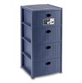 CASSETTIERA ELEGANCE 4 COLORE BLU NAVY